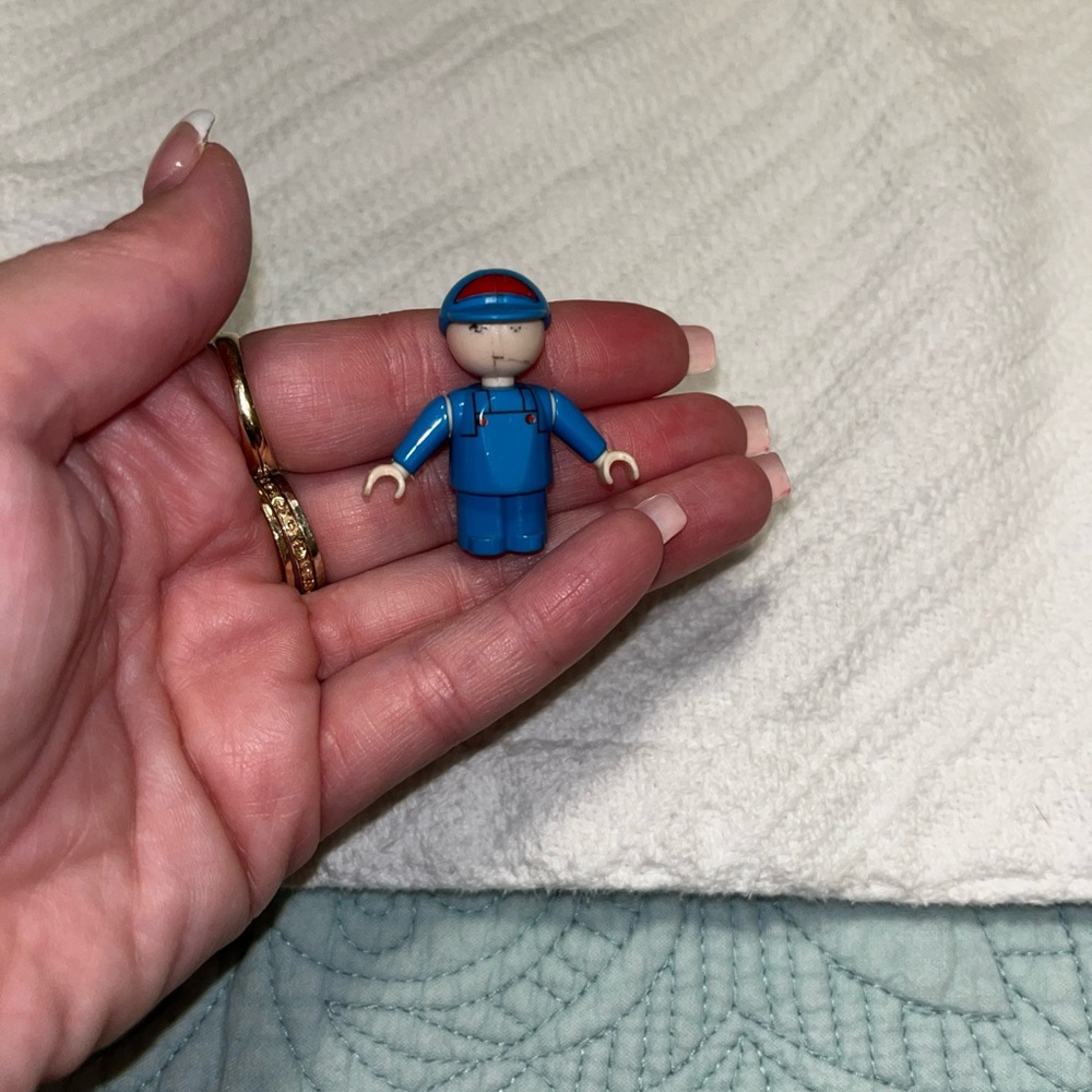 Blue Action Figure Toy